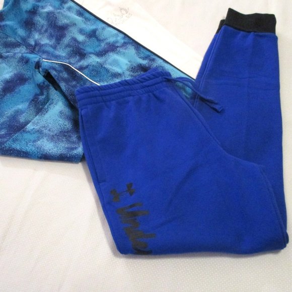 UNDER ARMOUR RIVAL FLEECE SCRIPT JOGGERS – YXL – LOOSE FIT - Picture 12 of 14